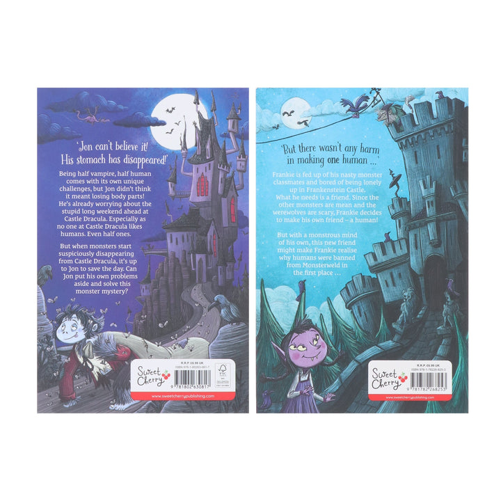 Gruesomely Good and Monstrously Misunderstood by Alex Peart-Johnson & Rachel Delahaye Illustrated 2 Books Collection Set - Ages 7-9 - Paperback