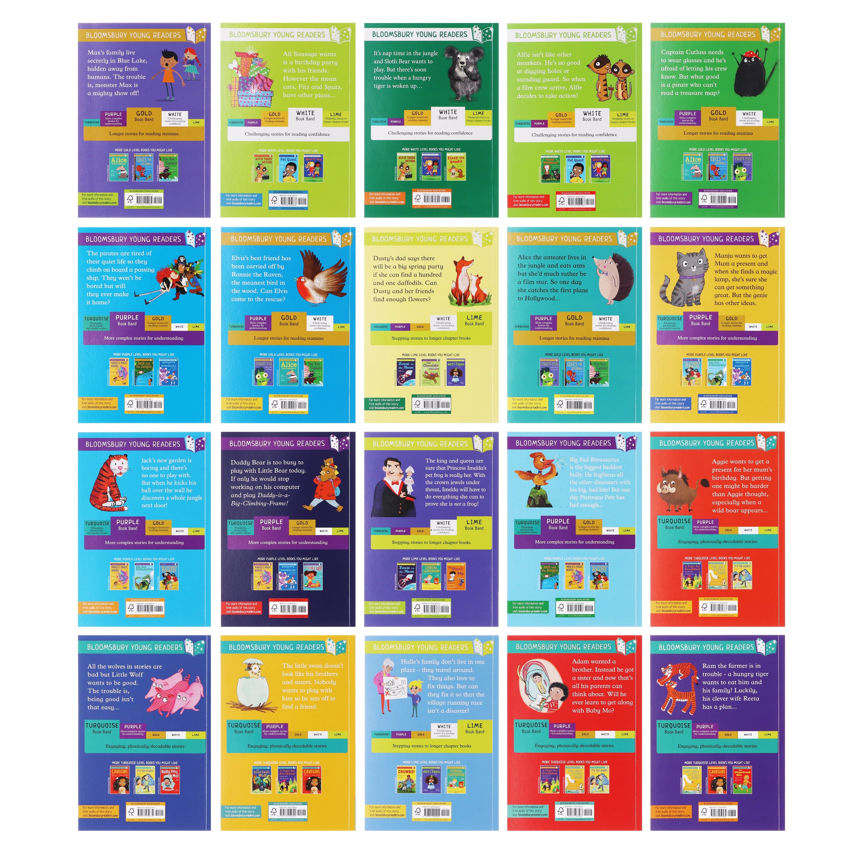 My Young Readers Library 20 Books Collection Box Set By Bloomsbury