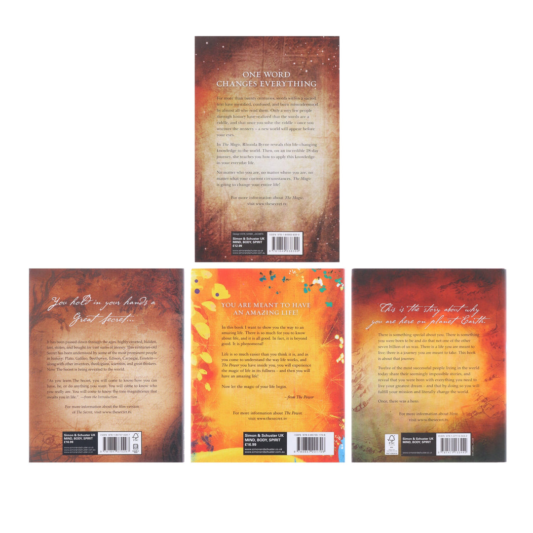 The Secret Series Collection 4 Books Set by Rhonda Byrne - Non-Fiction - Hardback/Paperback