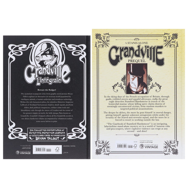 Grandville Series by Bryan Talbot 2 Graphic Novels Collection Set - Fiction - Hardback