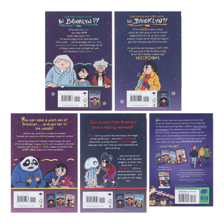 Witches of Brooklyn Graphic Novel Series by Sophie Escabasse 5 Books Collection Set - Ages 7-14 - Paperback