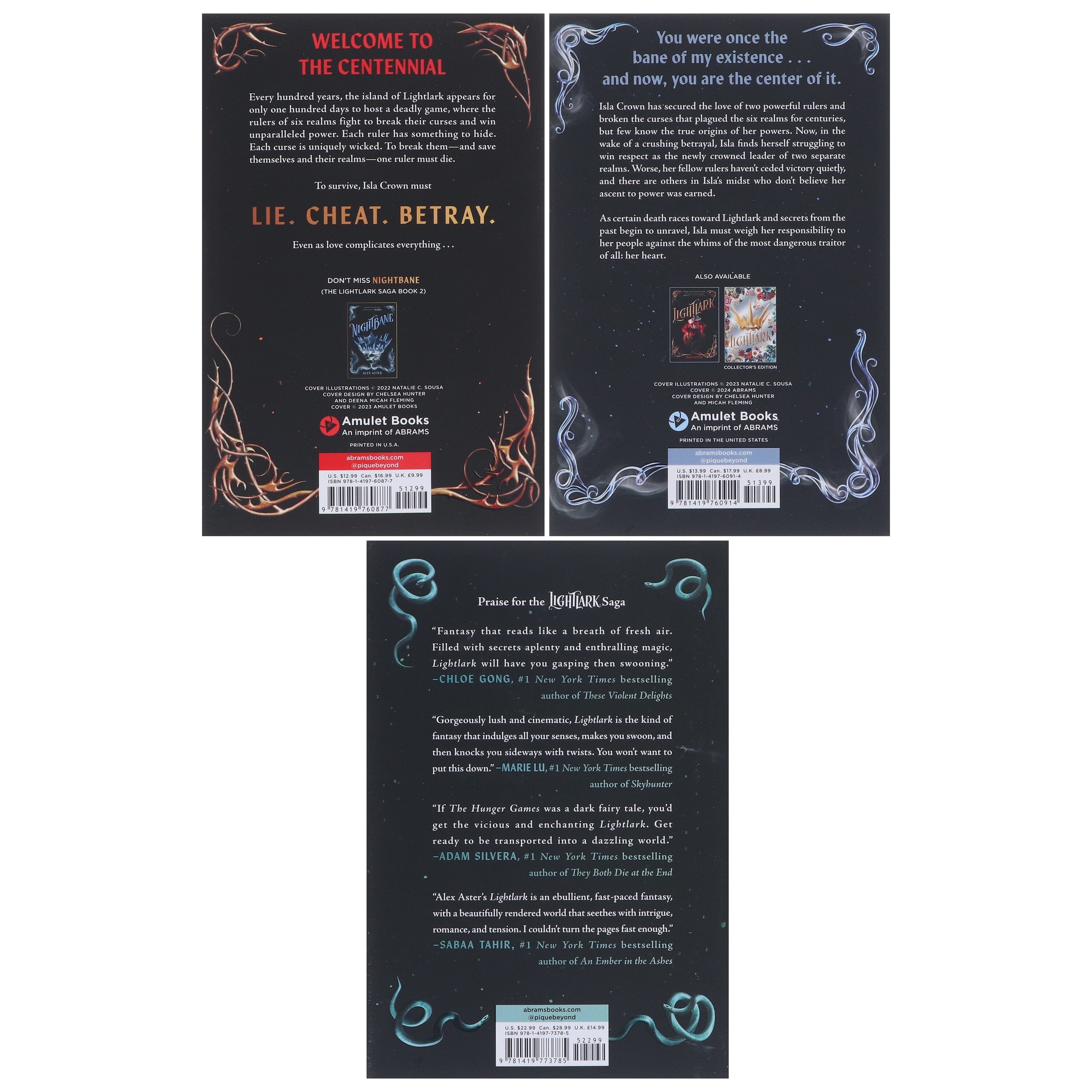 The Lightlark Series By Alex Aster 3 Books Collection Set - Ages