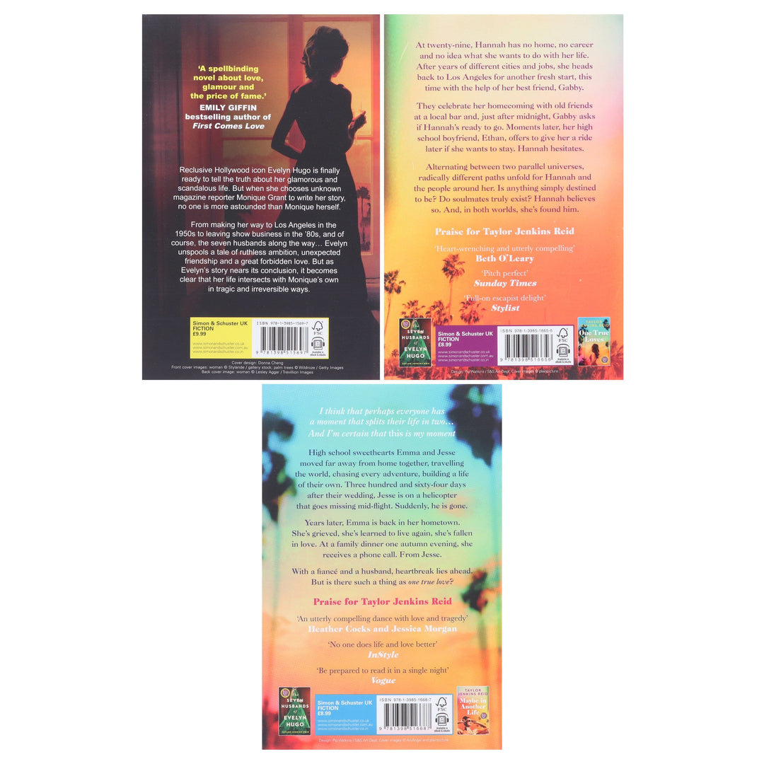 The Seven Husbands of Evelyn Hugo by Taylor Jenkins Reid 3 Books Collection Set - Fiction - Paperback