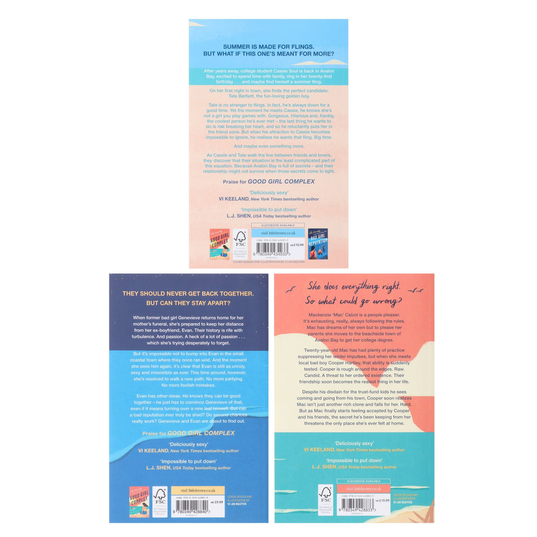 Avalon Bay Series by Elle Kennedy 3 Books Collection Set - Fiction - Paperback