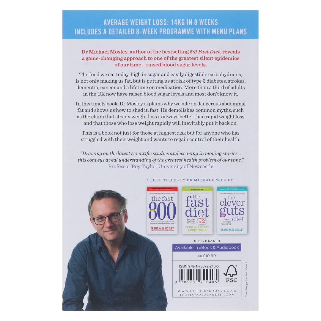 The 8-Week Blood Sugar Diet: Lose weight fast and reprogramme your body by Dr Michael Mosley - Non Fiction - Paperback