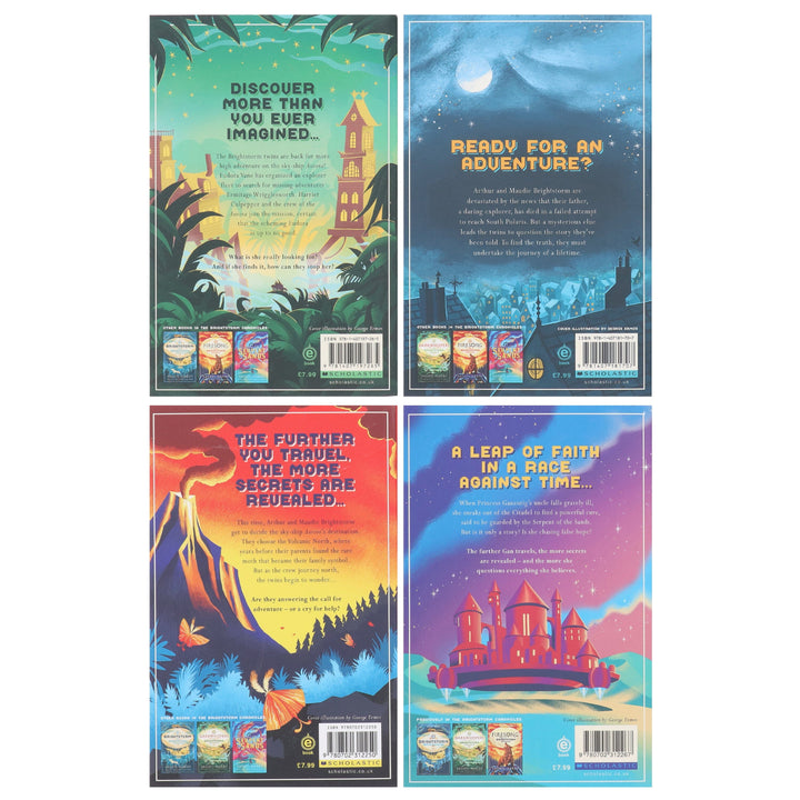 The Brightstorm Chronicles Series By Vashti Hardy 4 Books Collection Set - Ages 8-12 - Paperback