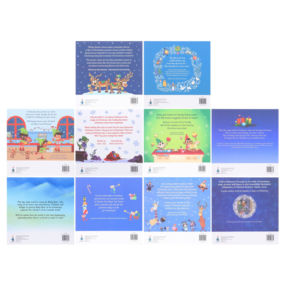 Santa's Big Pack of Christmas Stories 10 Book Collection Set by Joshua George & Others - Ages 3-5 - Paperback