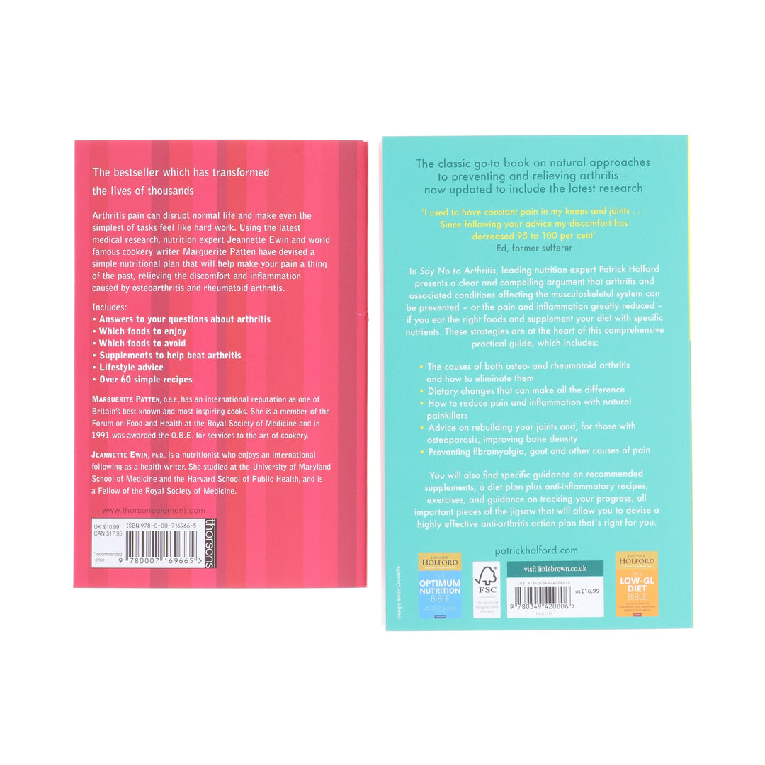 Say No To Arthritis & Eat to Beat Arthritis 2 Books Collection Set - Non Fiction - Paperback