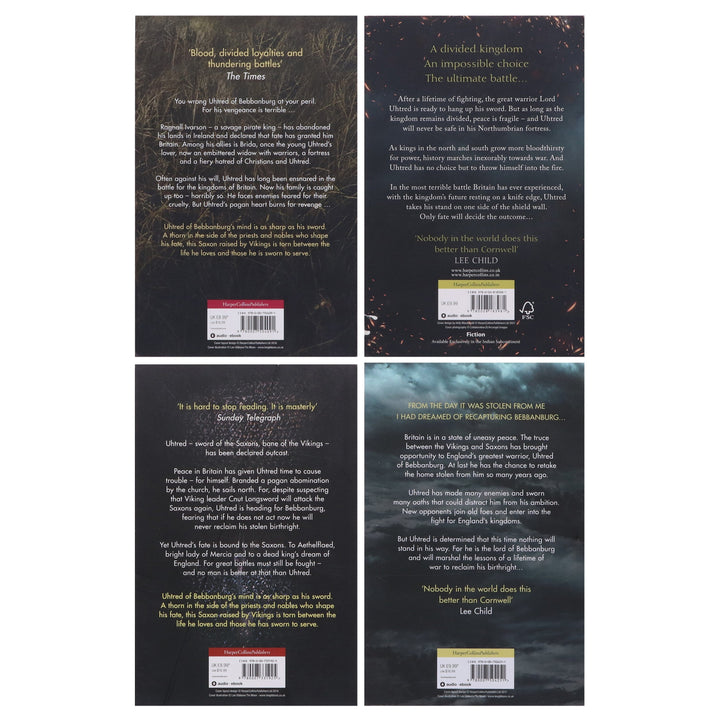 The Last Kingdom by Bernard Cornwell (Books 7, 9, 10 & 13) Collection 4 Books Set - Fiction - Paperback