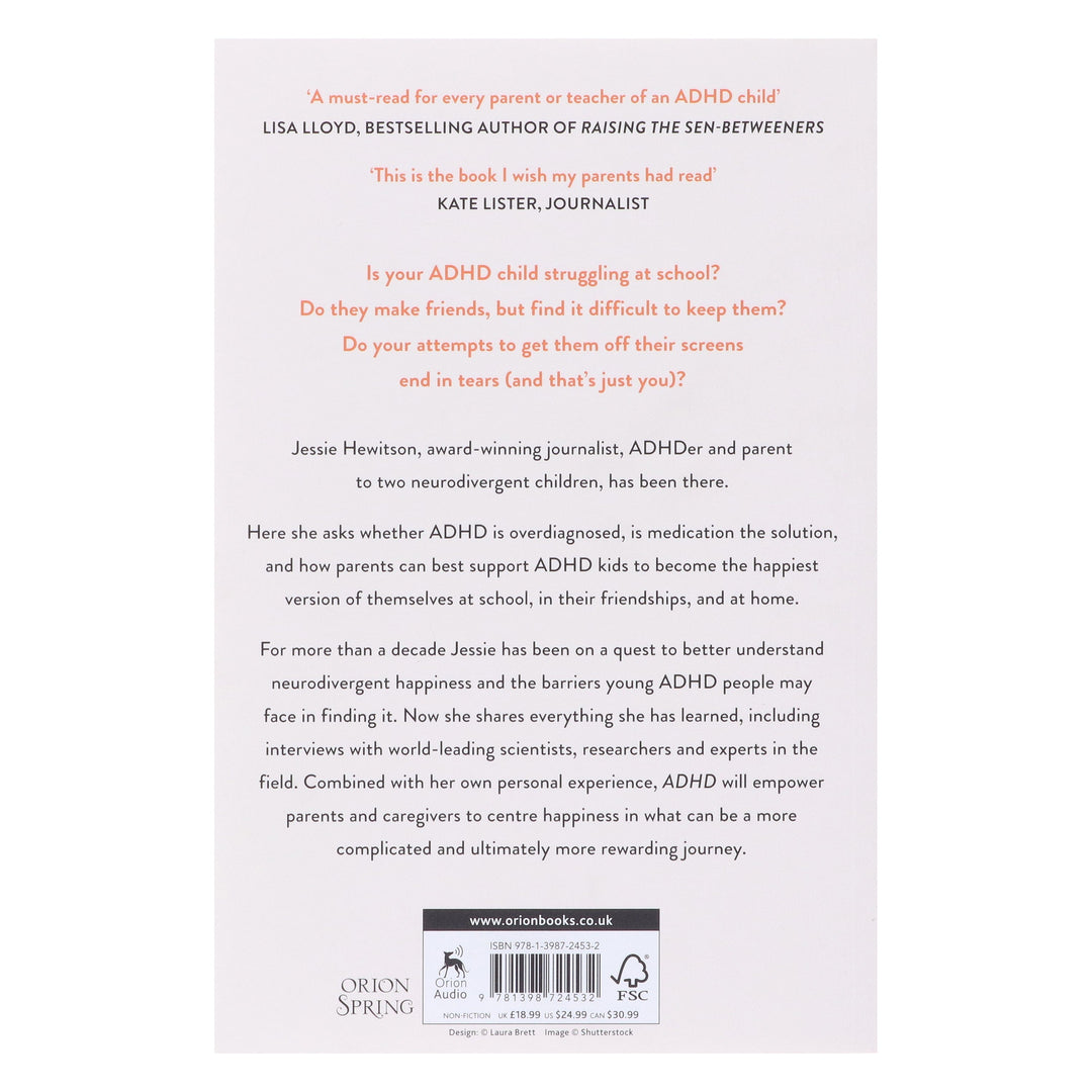 ADHD: How to Raise a Happy ADHD Child by Jessie Hewitson - Non Fiction - Paperback