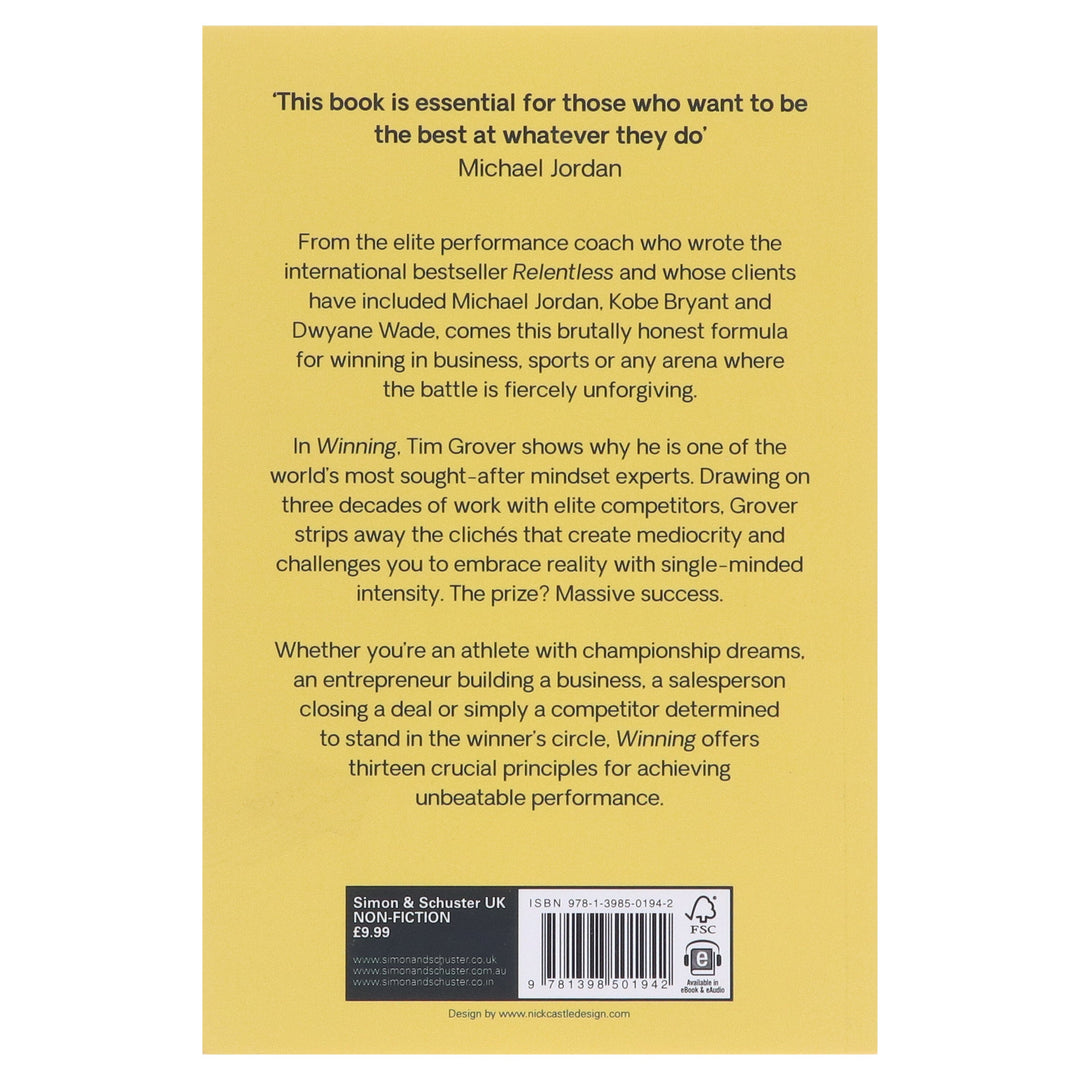 Winning: The Unforgiving Race To Greatness By TIM S. Grover - Non Fiction - Paperback