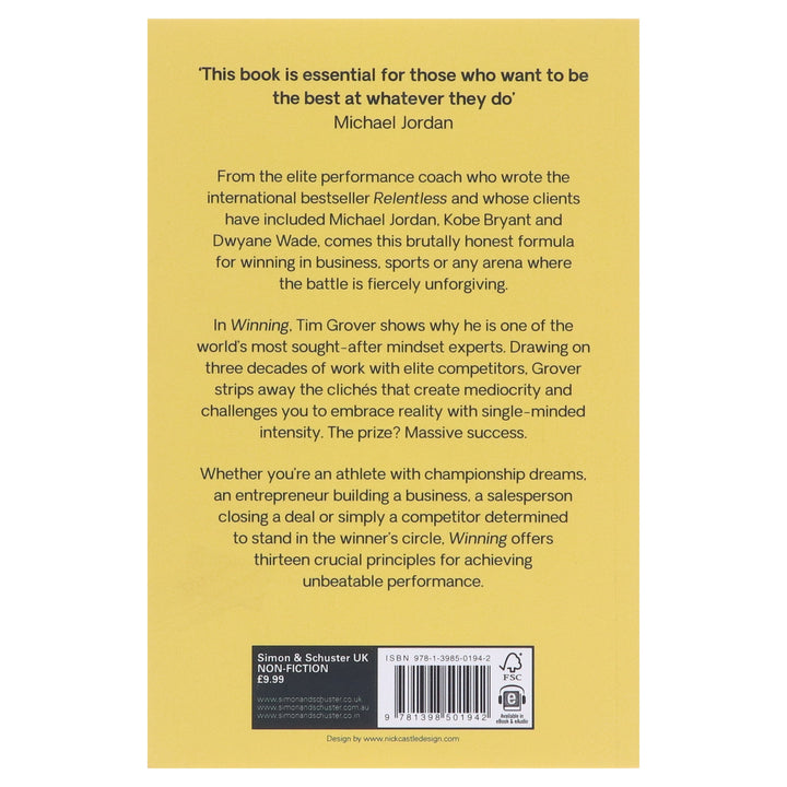 Winning: The Unforgiving Race To Greatness By TIM S. Grover - Non Fiction - Paperback