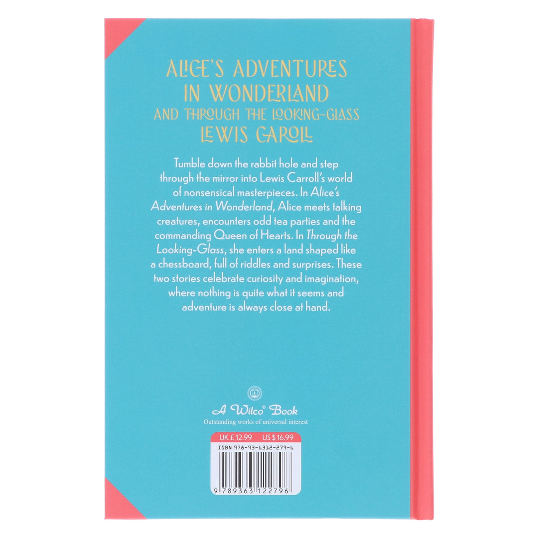 Alice's Adventures in Wonderland & Through the Looking-Glass by Lewis Carroll - Fiction - Sprayed Edge Hardback