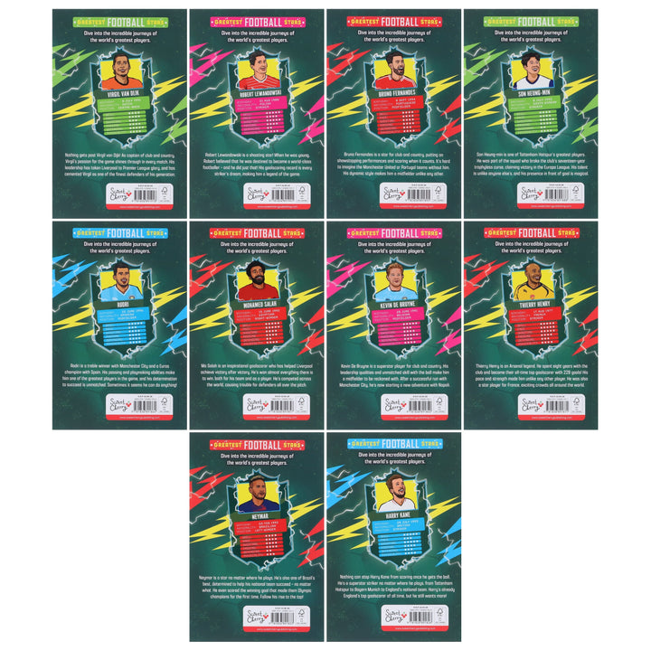The Greatest Football Stars (Vol 1-2) by Luke Paton 20 Books Collection Set - Ages 7+ - Paperback