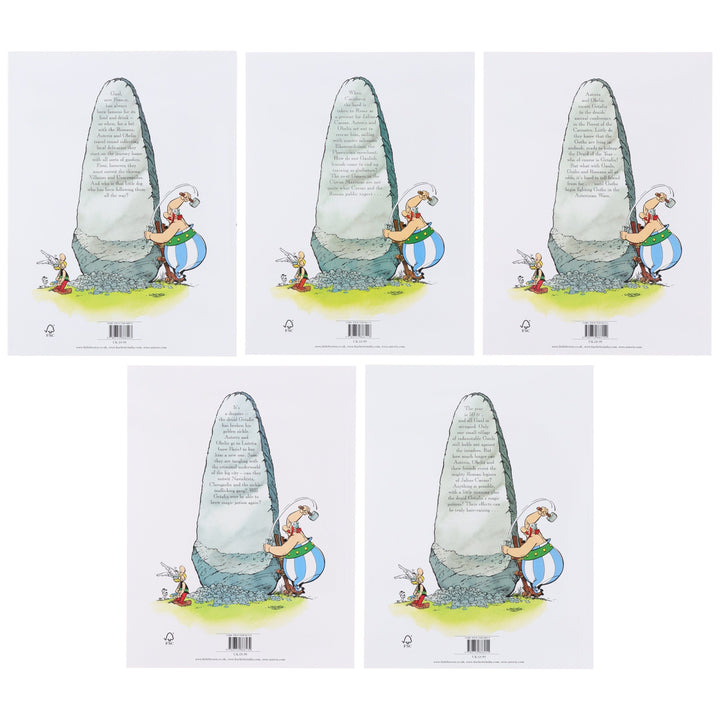 Asterix Series 1 (Book 1-5) by Goscinny & Uderzo: 5 Books Collection Set - Ages 6-11 - Paperback
