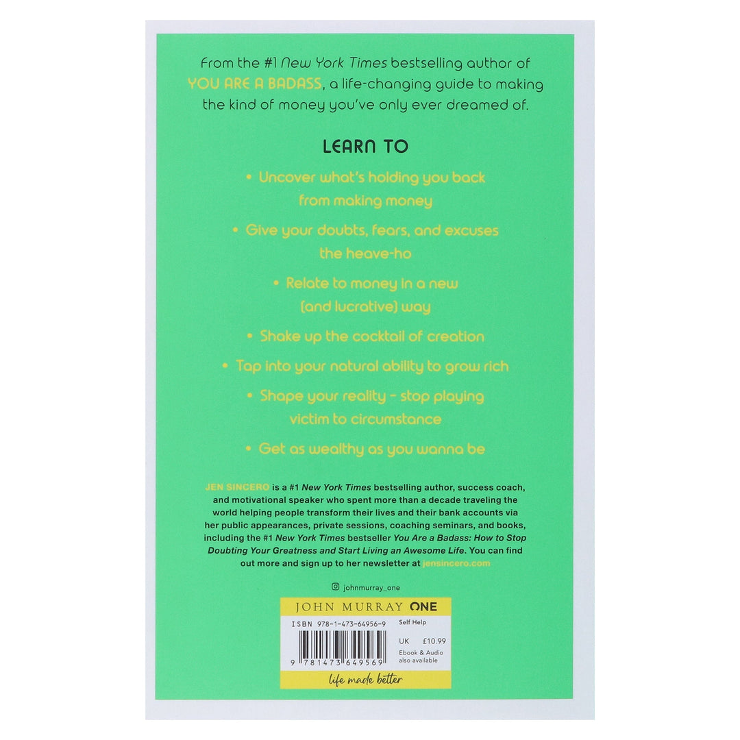 You Are a Badass at Making Money: Master the Mindset of Wealth by Jen Sincero - Non Fiction - Paperback