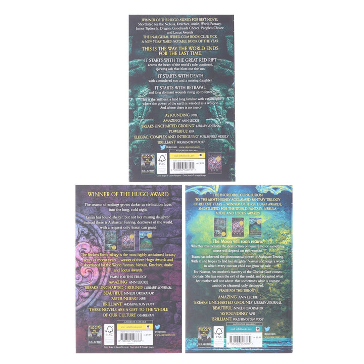 The Broken Earth Trilogy by N. K. Jemisin 3 Books Collection Set - Fiction - Paperback