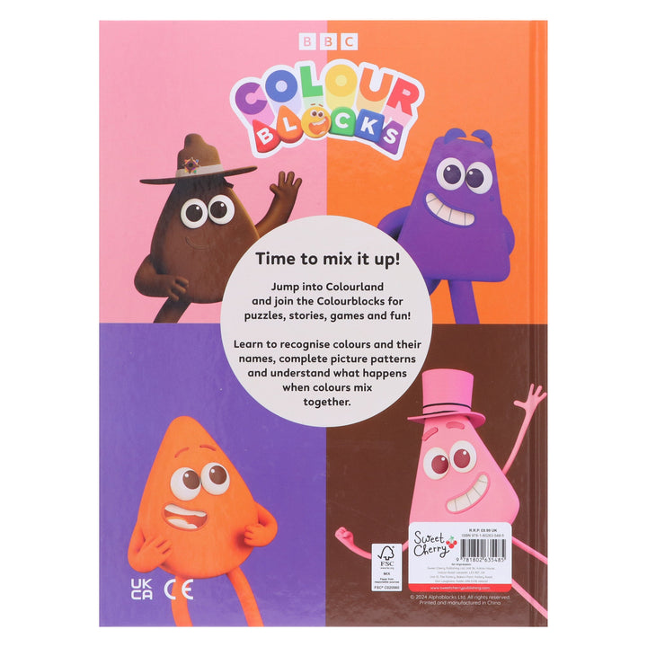 Colourblocks Annual 2025: By Sweet Cherry Publishing - Ages 3-5 - Hardback