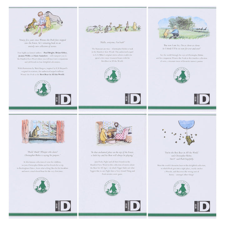 Winnie-The-Pooh The Complete Collection 6 Books Set By A. A. Milne - Ages 7-9 - Paperback