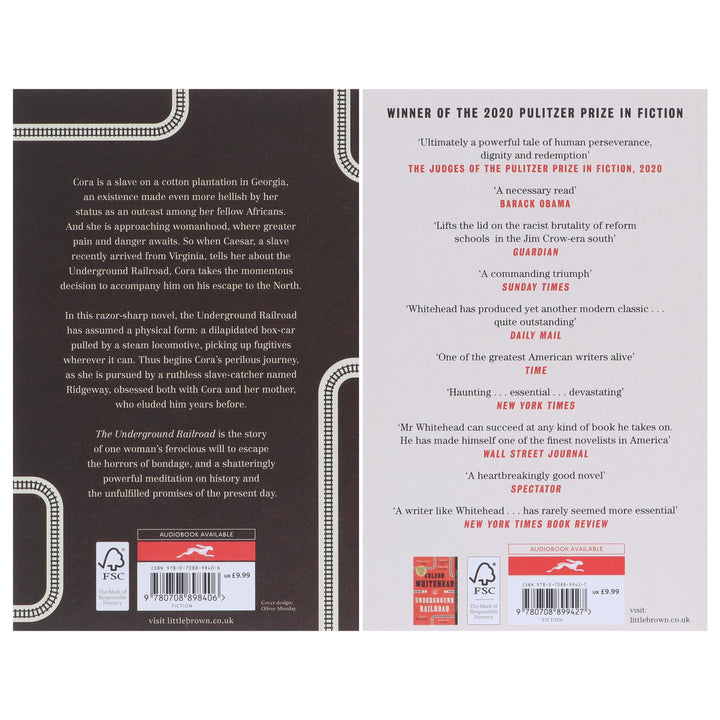 Colson Whitehead 2 Books Collection Set - Fiction - Paperback