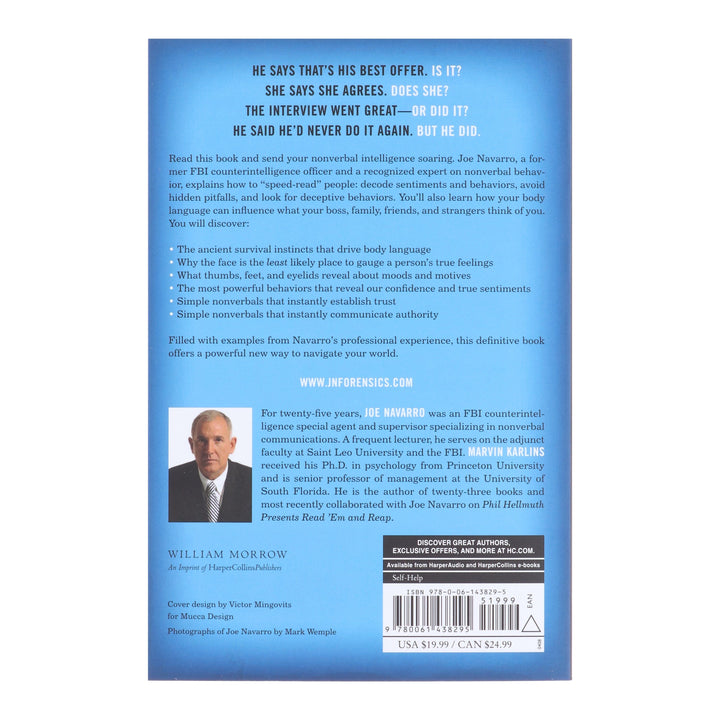 What Every BODY is Saying: An Ex-FBI Agent's Guide to Speed-Reading People by Joe Navarro & Marvin Karlins - Non Fiction - Paperback
