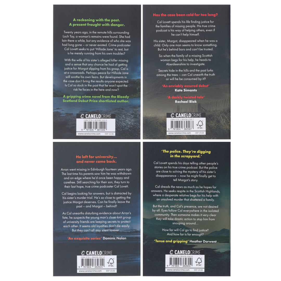 The Cal Lovett Files Series by Heather Critchlow 4 Books Collection Set - Fiction - Paperback