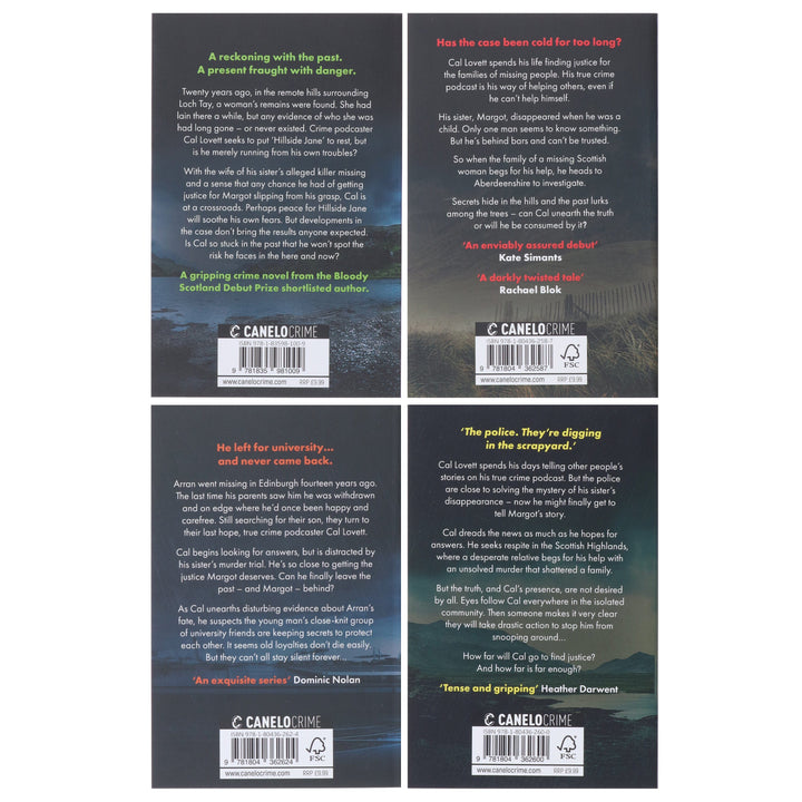 The Cal Lovett Files Series by Heather Critchlow 4 Books Collection Set - Fiction - Paperback