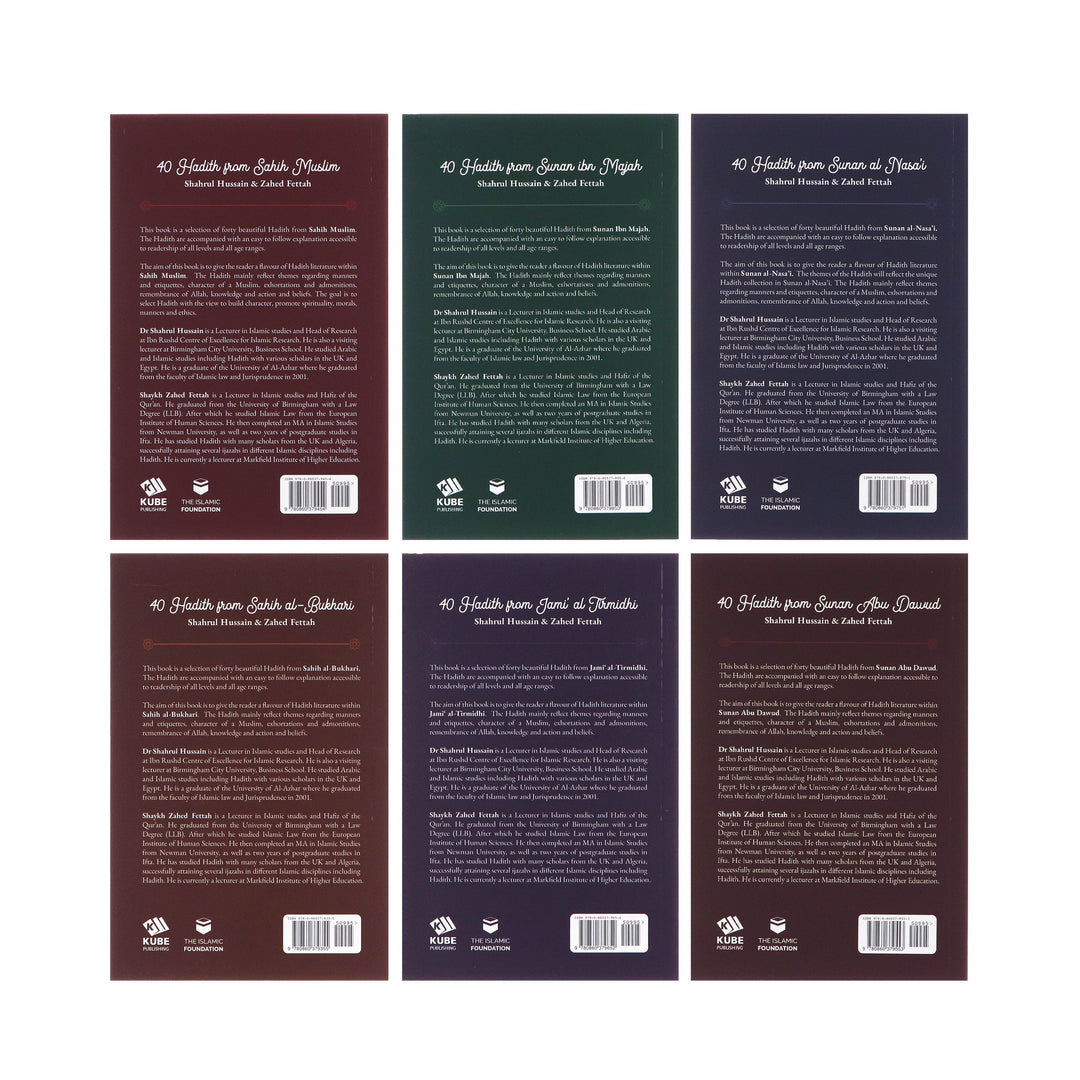 40 Hadith Collection By Shahrul Hussain & Zahed Fettah 6 Books Collection Set - Non Fiction - Paperback
