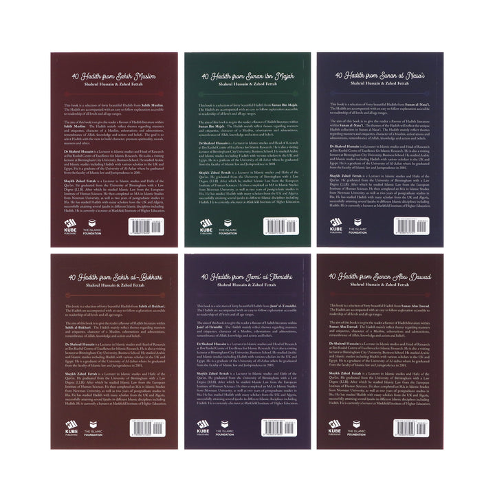 40 Hadith Collection By Shahrul Hussain & Zahed Fettah 6 Books Collection Set - Non Fiction - Paperback