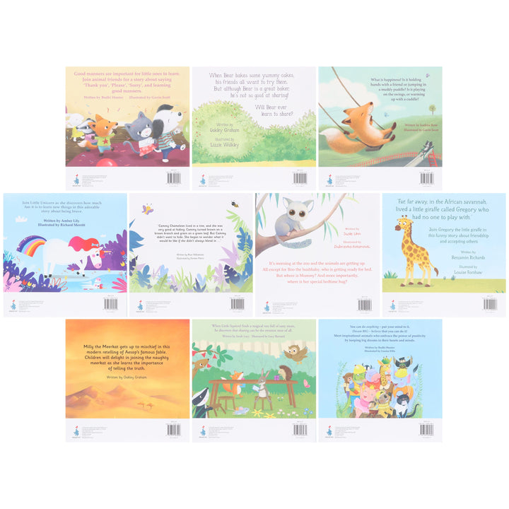 Good Manners 10 Children Picture Storybooks Collection Set - Ages 3+ - Paperback