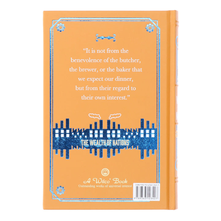 The Wealth of Nations By Adam Smith - Non Fiction - Leather Bound Hardback