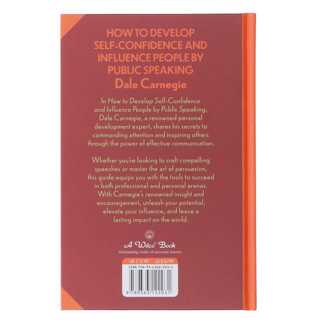 How to Develop Self-Confidence & Influence People by Dale Carnegie With Sprayed Edges - Non Fiction - Hardback