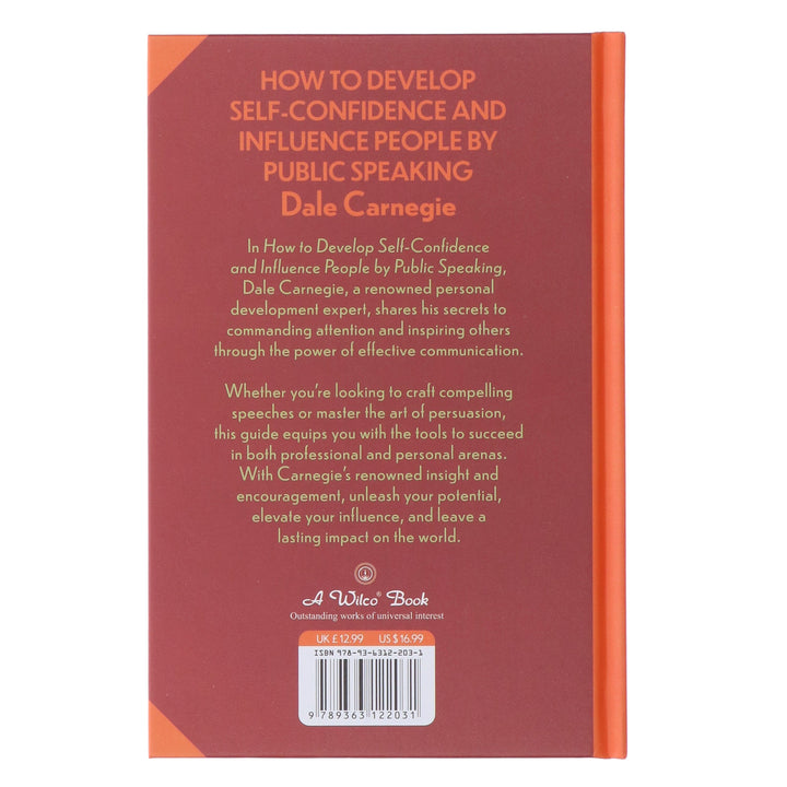 How to Develop Self-Confidence & Influence People by Dale Carnegie With Sprayed Edges - Non Fiction - Hardback