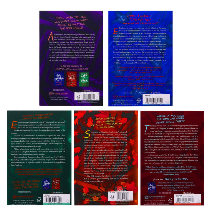 Truly Devious Series by Maureen Johnson Complete 5 Books Collection Set - Fiction - Paperback