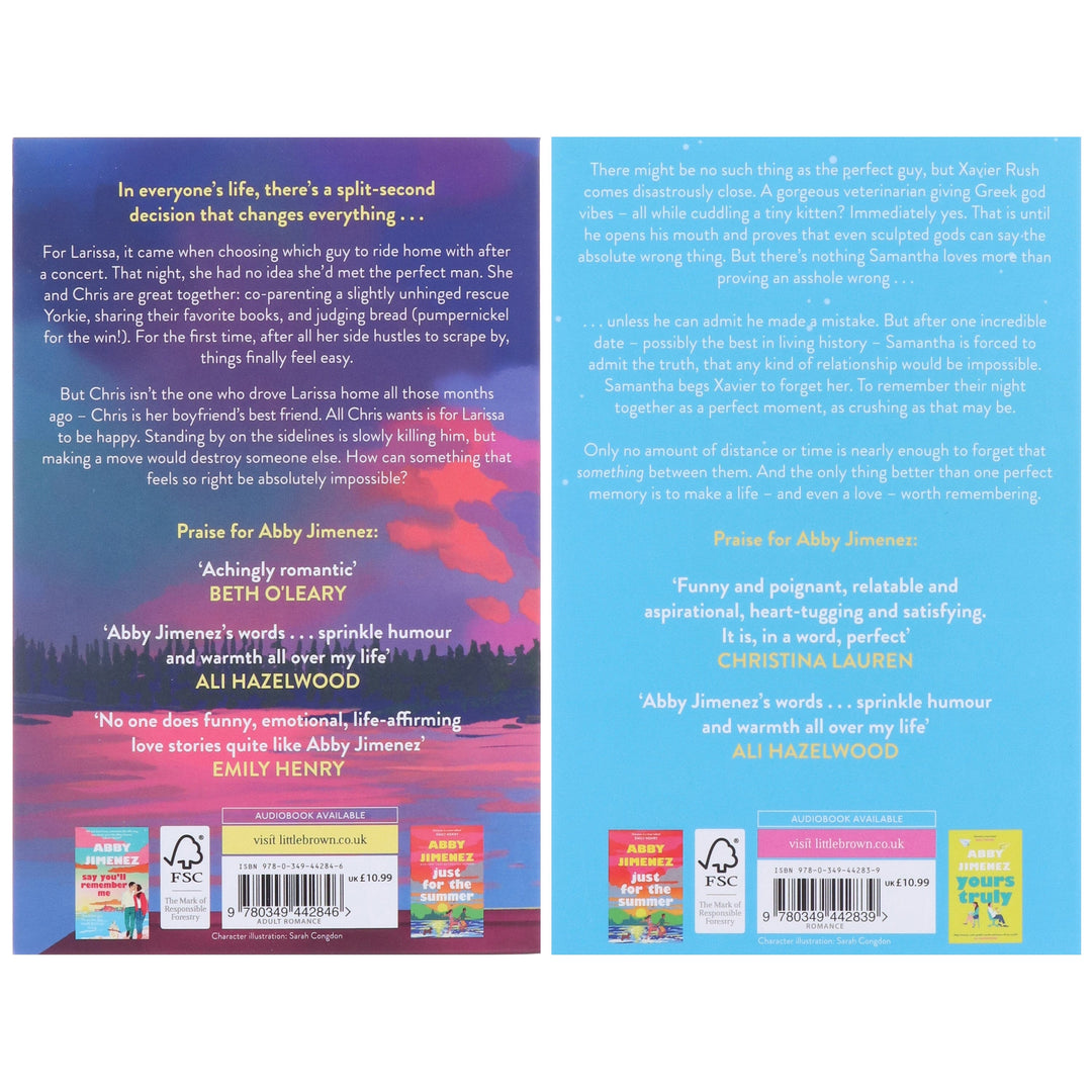 Abby Jimenez Collection (The Night We Met & Say You'll Remember Me) 2 Books Set - Fiction - Paperback
