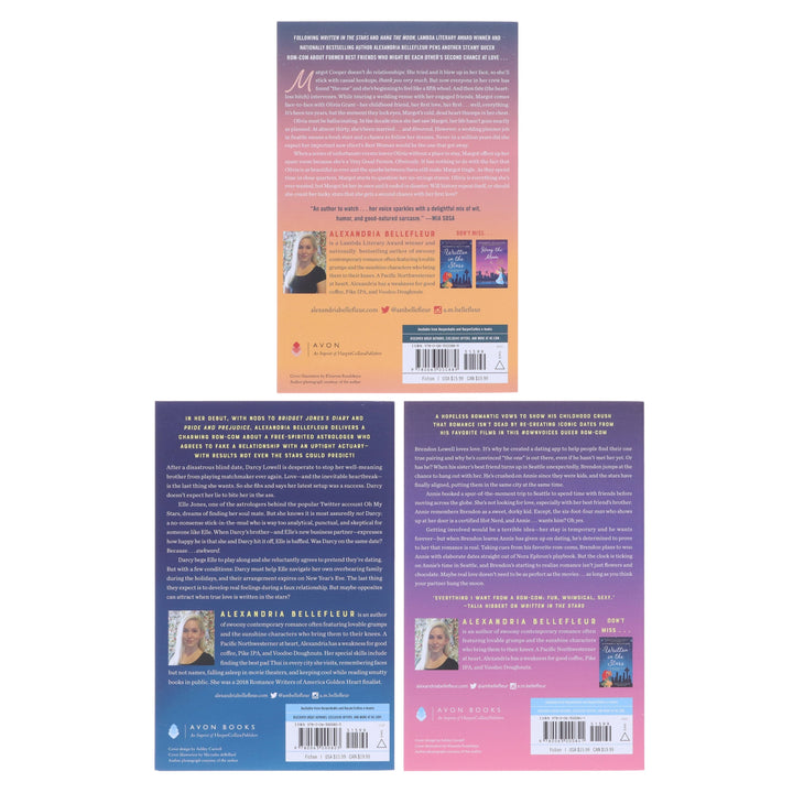 Written in the Stars Book Series by Alexandria Bellefleur 3 Books Collection Set - Fiction - Paperback