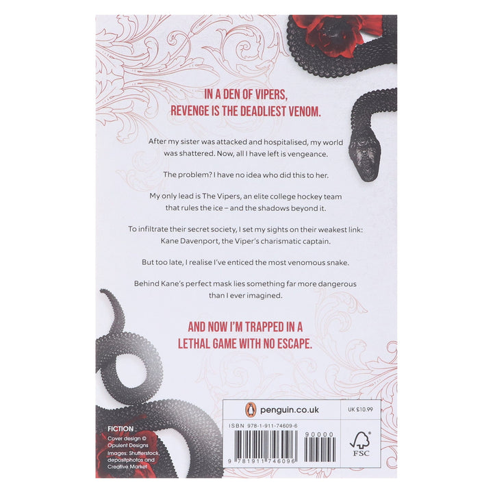 Beautiful Venom: Vipers by Rina Kent addictive dark hockey romance - Fiction - Paperback