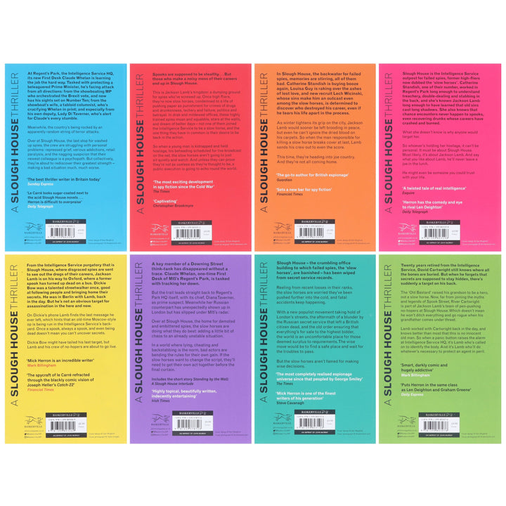 Slough House Series: Book 1-8 by Mick Herron Complete Collection 8 Books Set - Fiction - Paperback