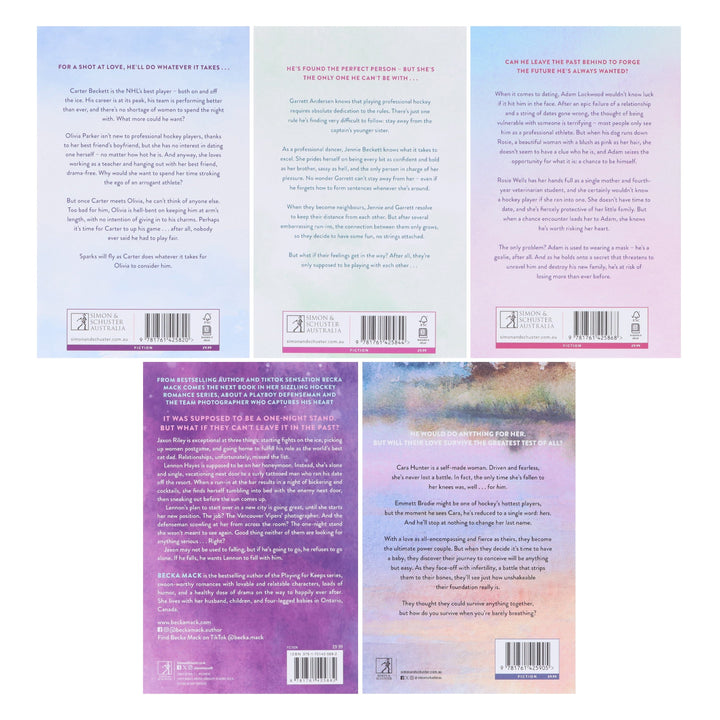 Playing For Keeps Series by Becka Mack 5 Books Collection Set - Fiction - Paperback