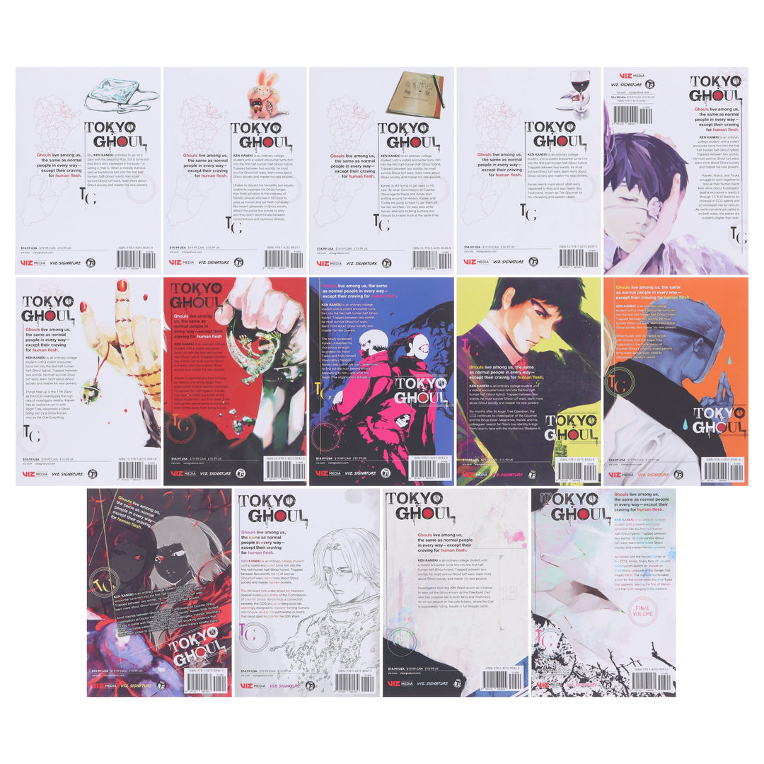 Tokyo Ghoul By Sui Ishida Complete Box Set (Vol 1-14) - Ages 14+ - Paperback