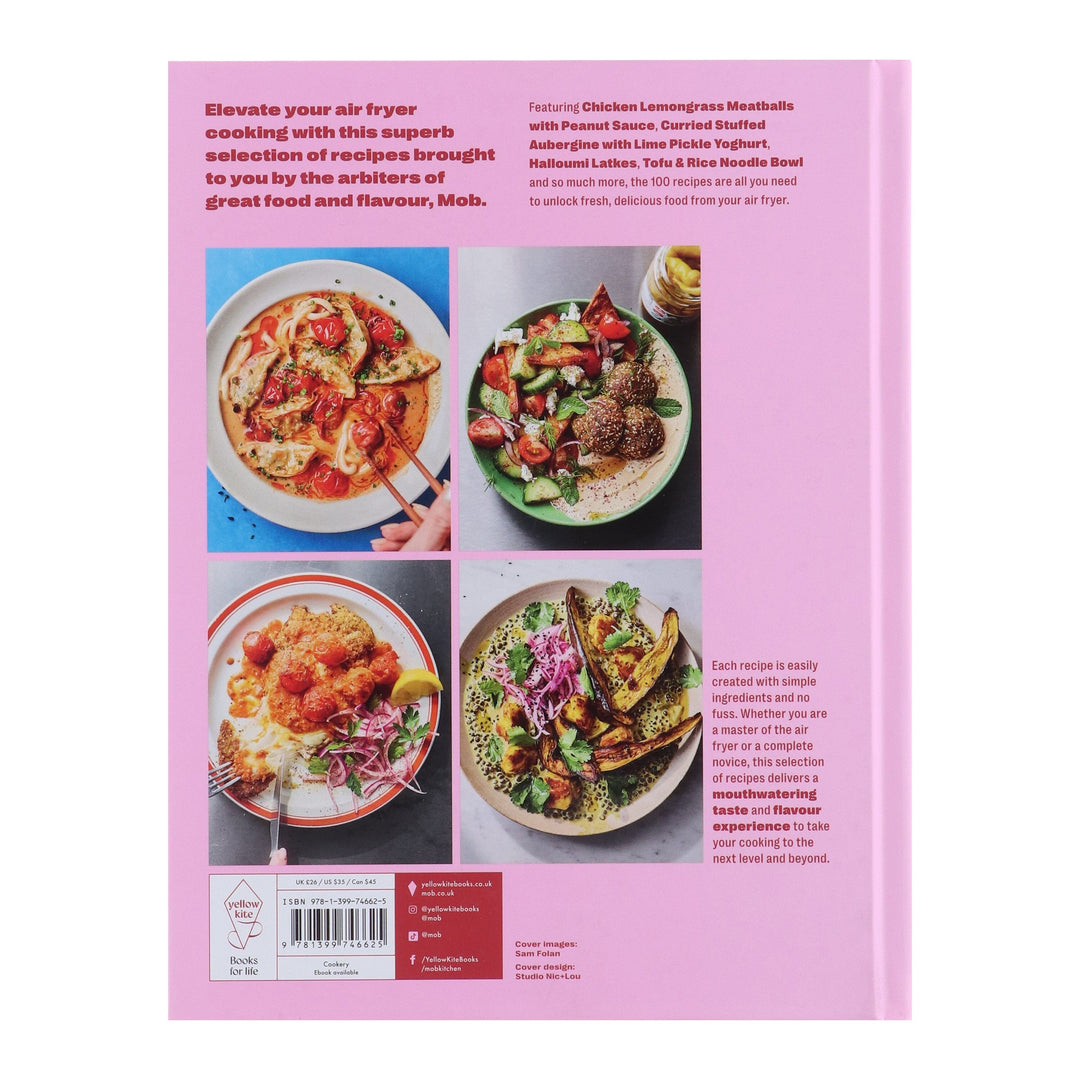 Delicious Air Fryer by Mob: 100 tasty and healthy recipes - Non Fiction - Hardback