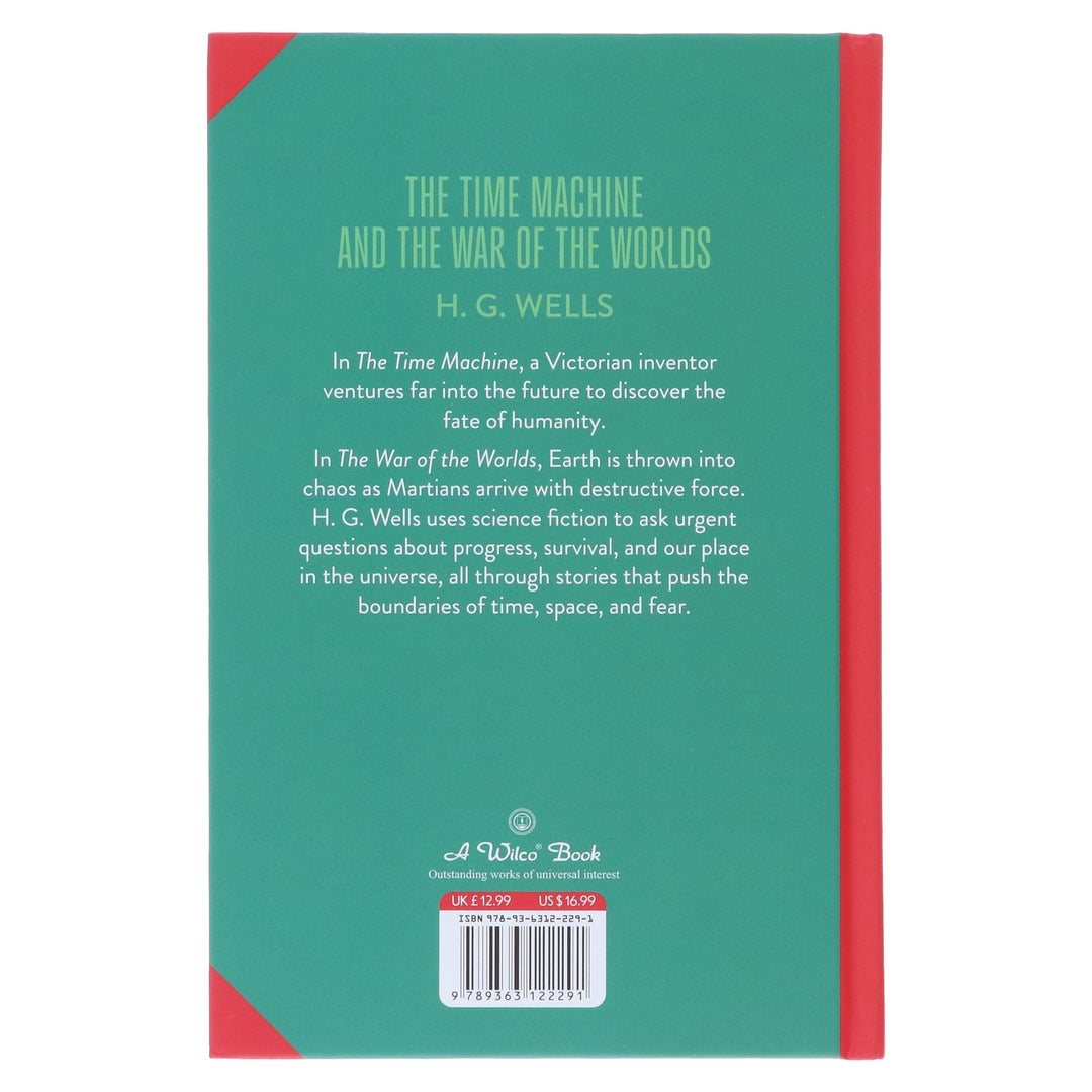 The Time Machine & The War of The Worlds by H. G. Wells (Deluxe Edition) - Sprayed Edge Hardback