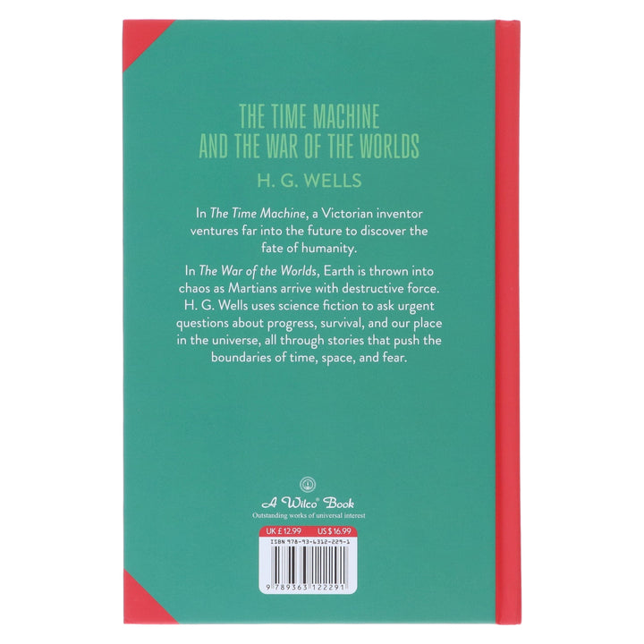 The Time Machine & The War of The Worlds by H. G. Wells (Deluxe Edition) - Sprayed Edge Hardback
