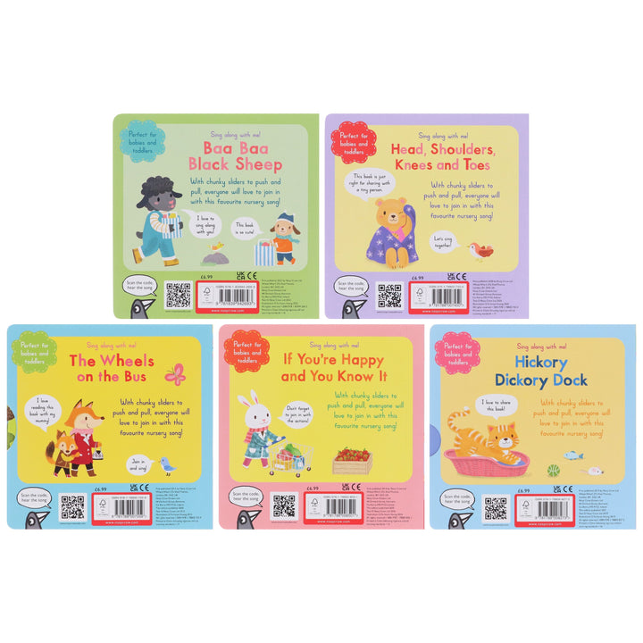 Sing Along With Me! Series By Yu-hsuan Huang 5 Books Collection Set - Ages 1-3 - Board Book