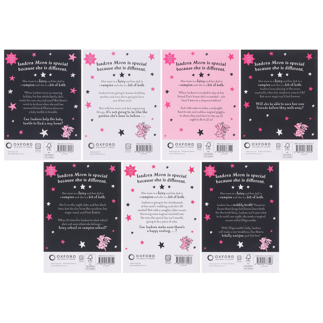 Isadora Moon by Harriet Muncaster: 7 Books Collection Set - Ages 5-7 - Paperback