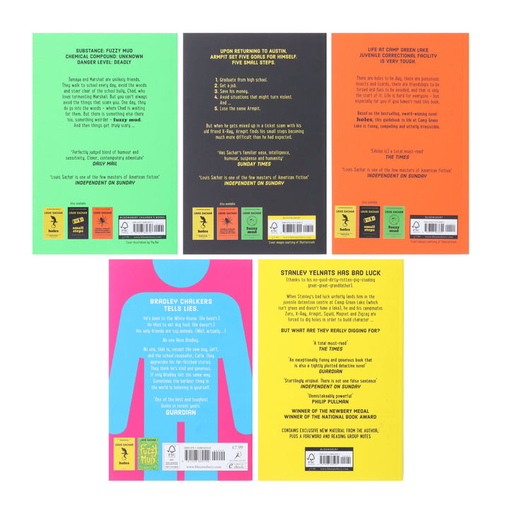 Louis Sachar Collection 5 Books Set - Ages 9-11 - Paperback