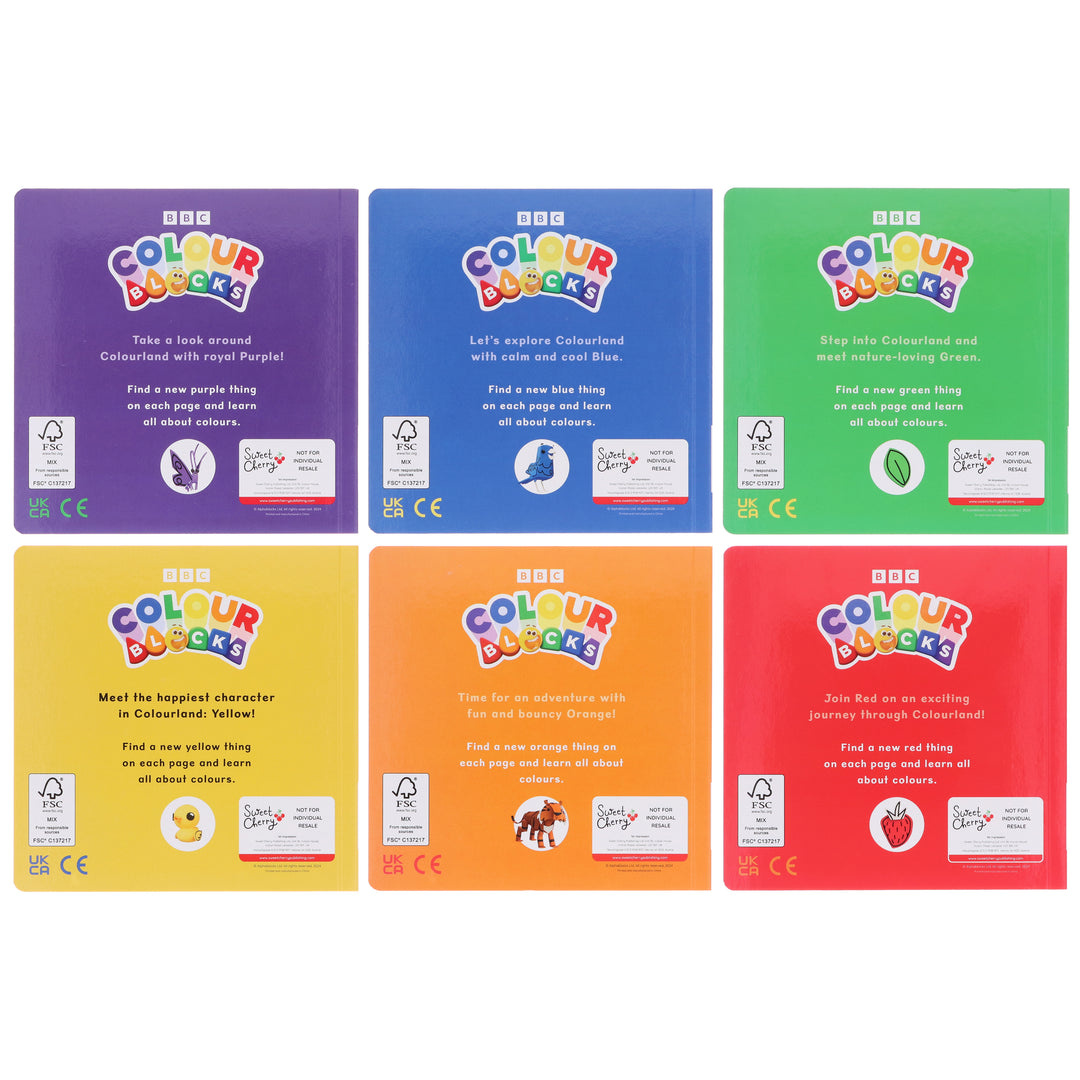 Colourblocks: My Big Box of Colours 6 Books Collection Set - Ages 3-6 - Board Book