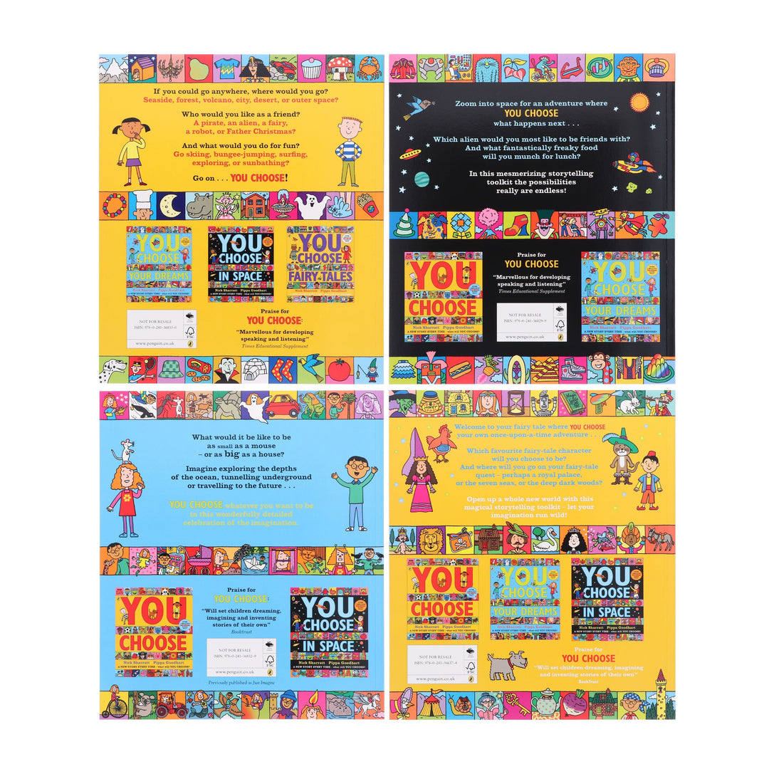 You Choose Series By Pippa Goodhart 4 Books Children's Collection Set - Age 2-6 - Paperback