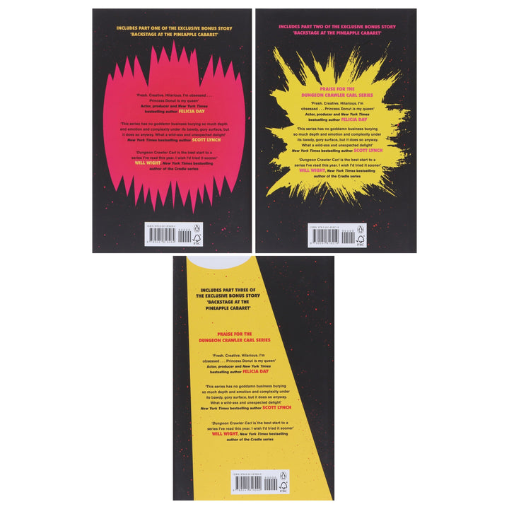 Dungeon Crawler Carl Series by Matt Dinniman 3 Books Collection Set - Fiction - Hardback