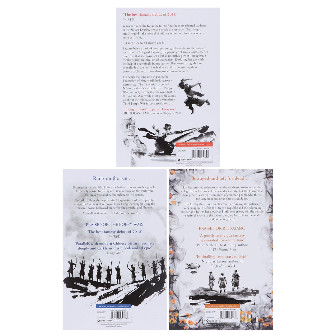 The Poppy War Series By R.F. Kuang 3 Books Collection Box Set - Fiction - Paperback